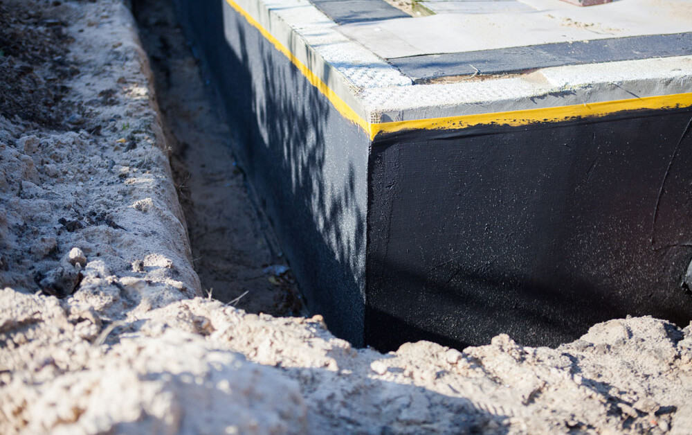 drain tiles are generally next to foundations and six to eight feet deep